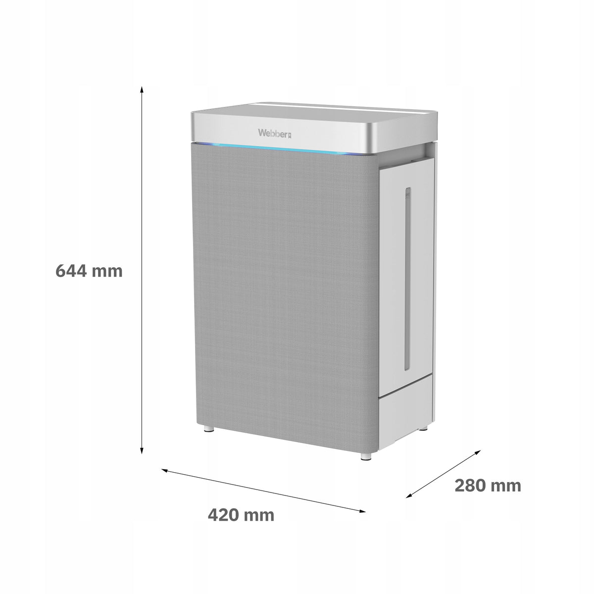 Humidifier Webber AP9750 SMART AI WIFI 100W 57m Brand Webber