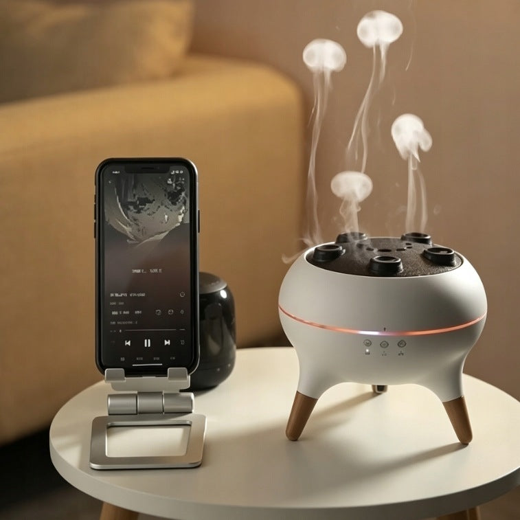 Humidifier with jellyfish motif 250 ml + essential oils Manufacturer code DYFUZOR