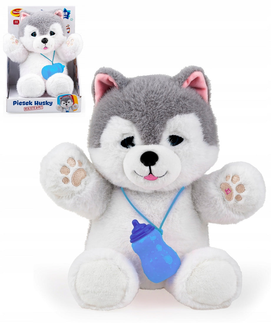 Husky DUMEL Discovery Interactive Dog with Sensor on Belly