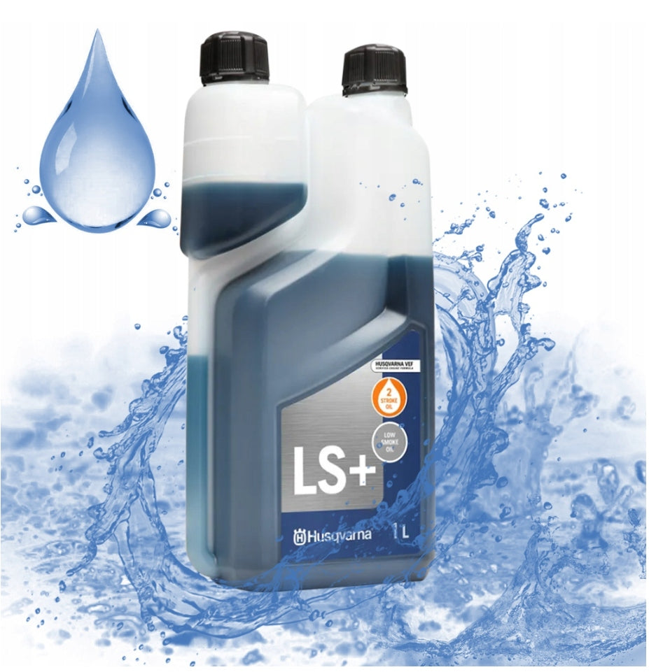 Husqvarna Oil for two-stroke engines 578037002 1 liter LS+ with Dispenser