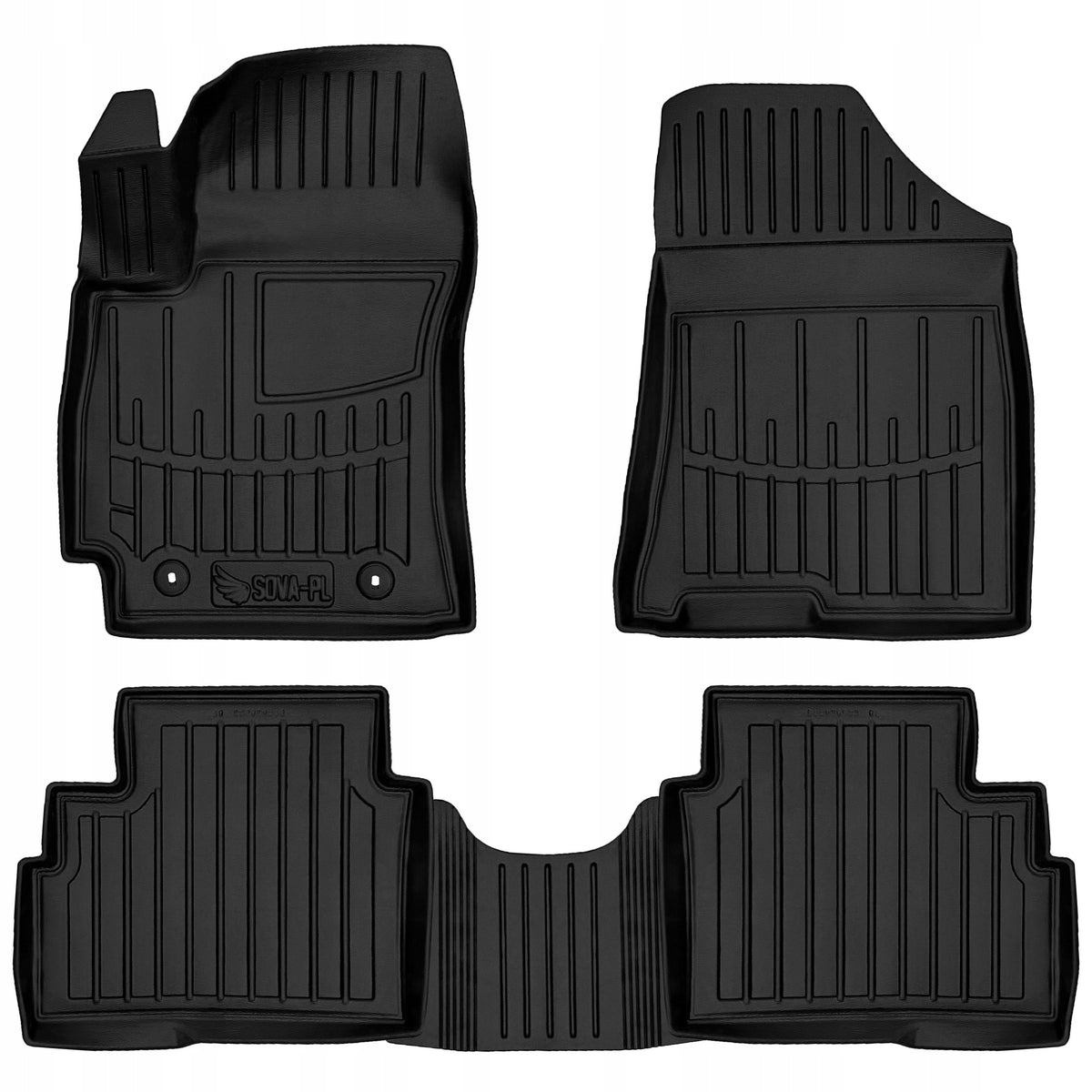 Hyundai Kona II car rubber mats (since 2023) in addition to BEV