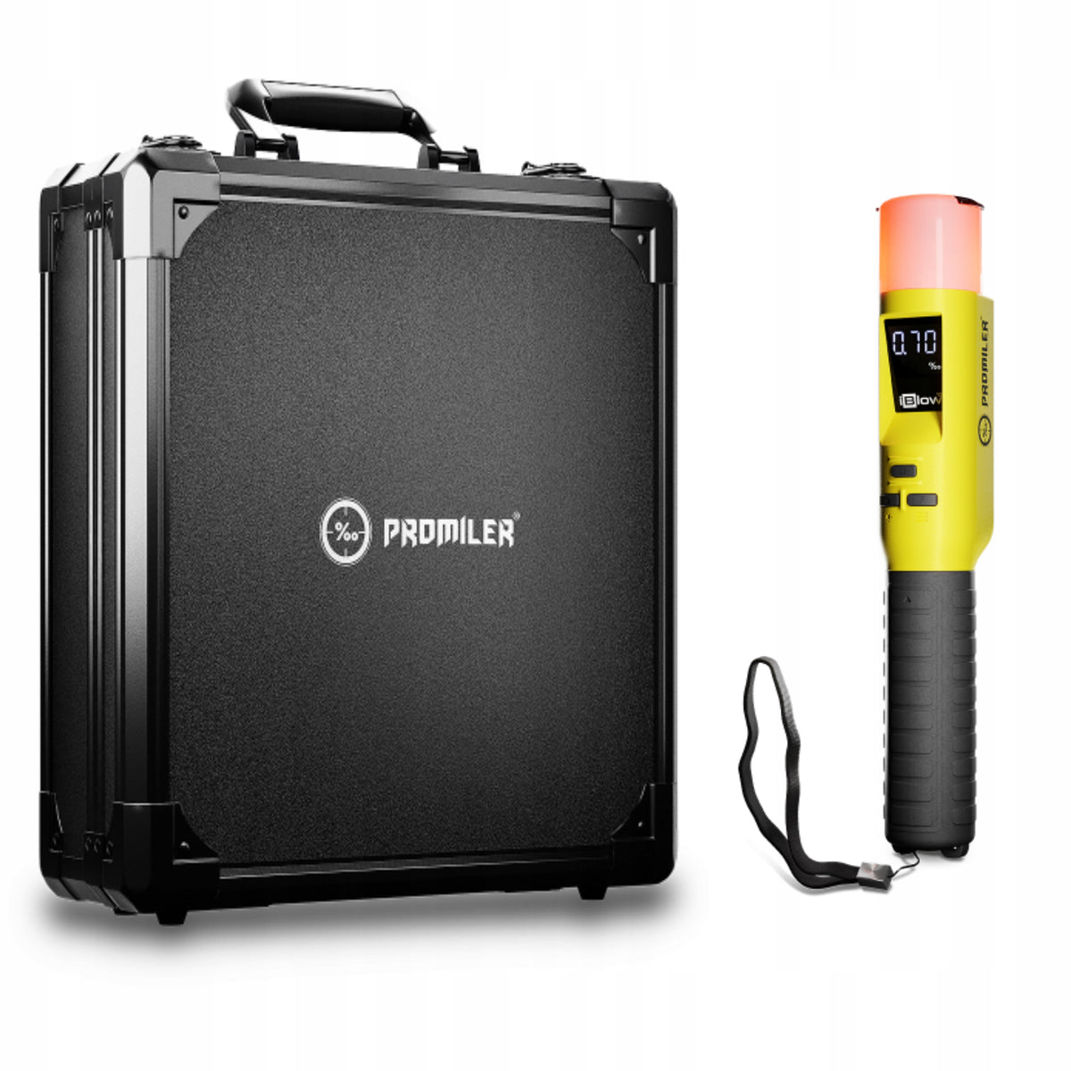 IBLOW PREMIUM BREATHALYZER LIMITED VERSION IN AN ELEGANT SUITCASE ONE YEAR OF SERVICE