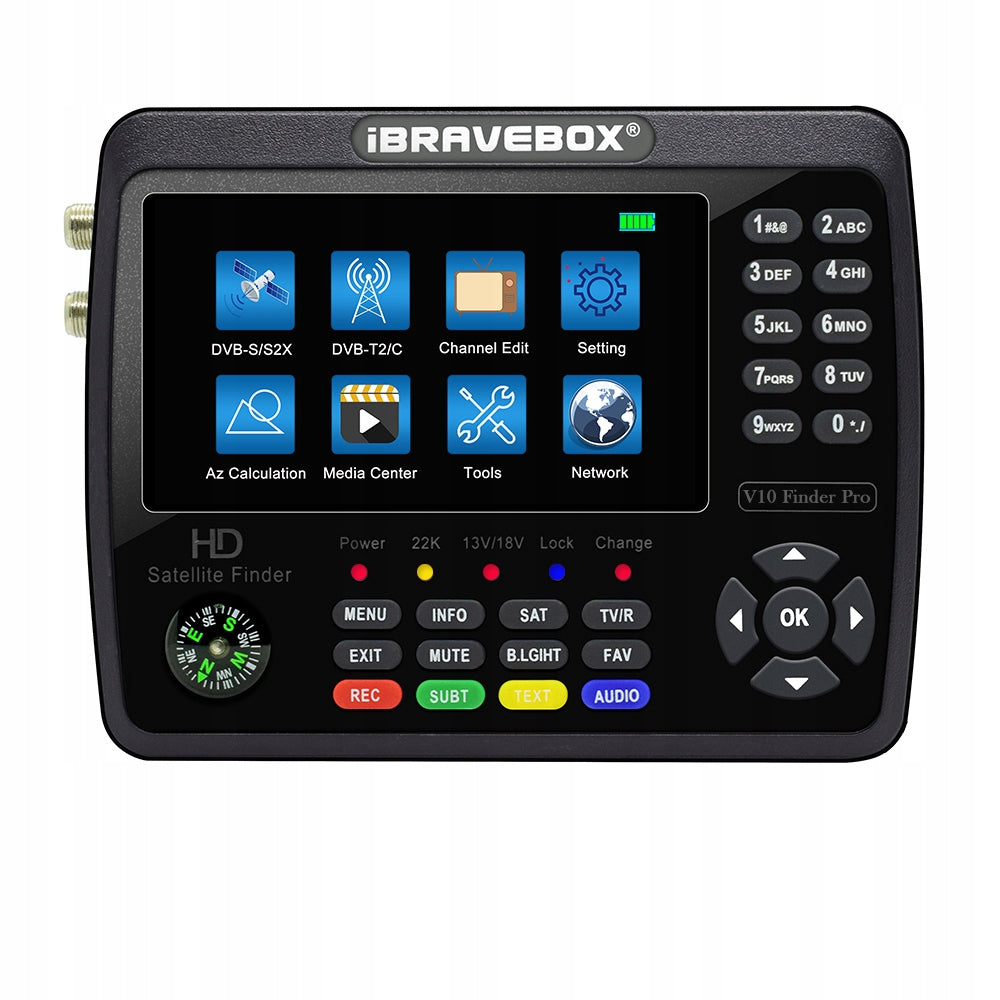IBRAVEBOX V10 Finder Pro H.265 DVB-S2/T2 Advanced Finder