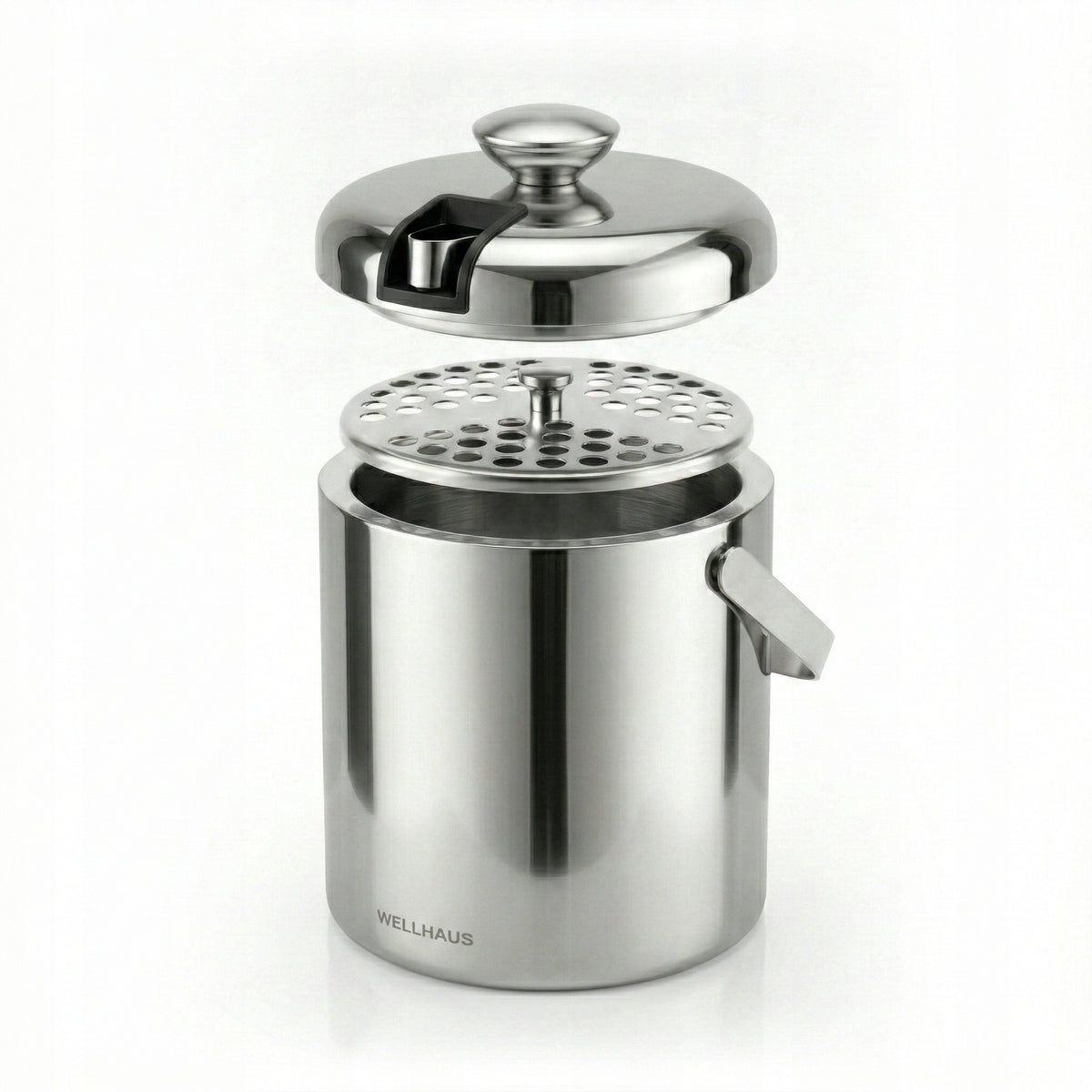 ICE BUCKET THERMAL ICE CONTAINER 1,3L STEEL + PLIERS WELLHAUS Manufacturer code B05980