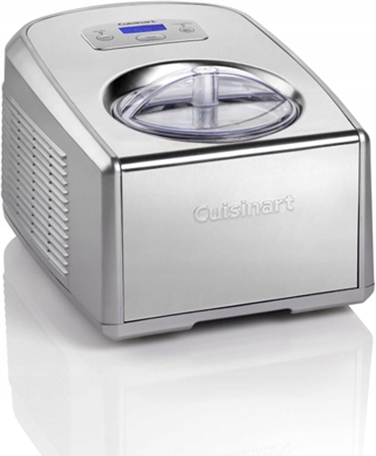 ICE CREAM AND GELATO MACHINE WITH COMPRESSOR 1,5 L STAINLESS STEEL 150W