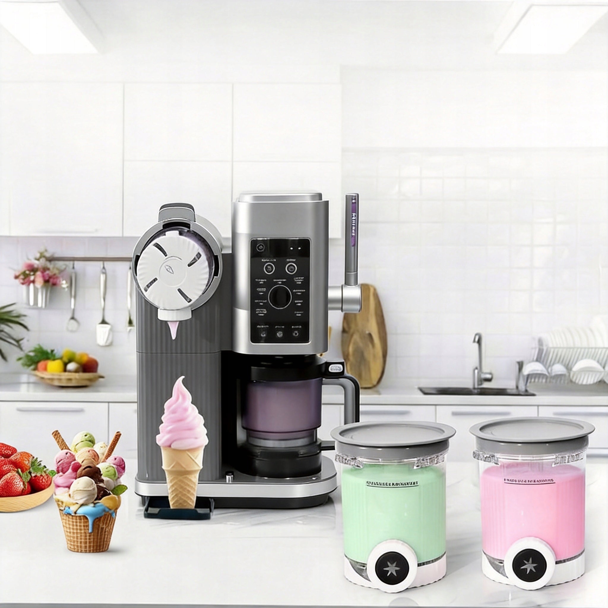 ICE CREAM CONTAINERS FOR NINJA SWIRL NC700 NC701 FOR FREEZING AND DISHWASHER SAFE Brand no brand