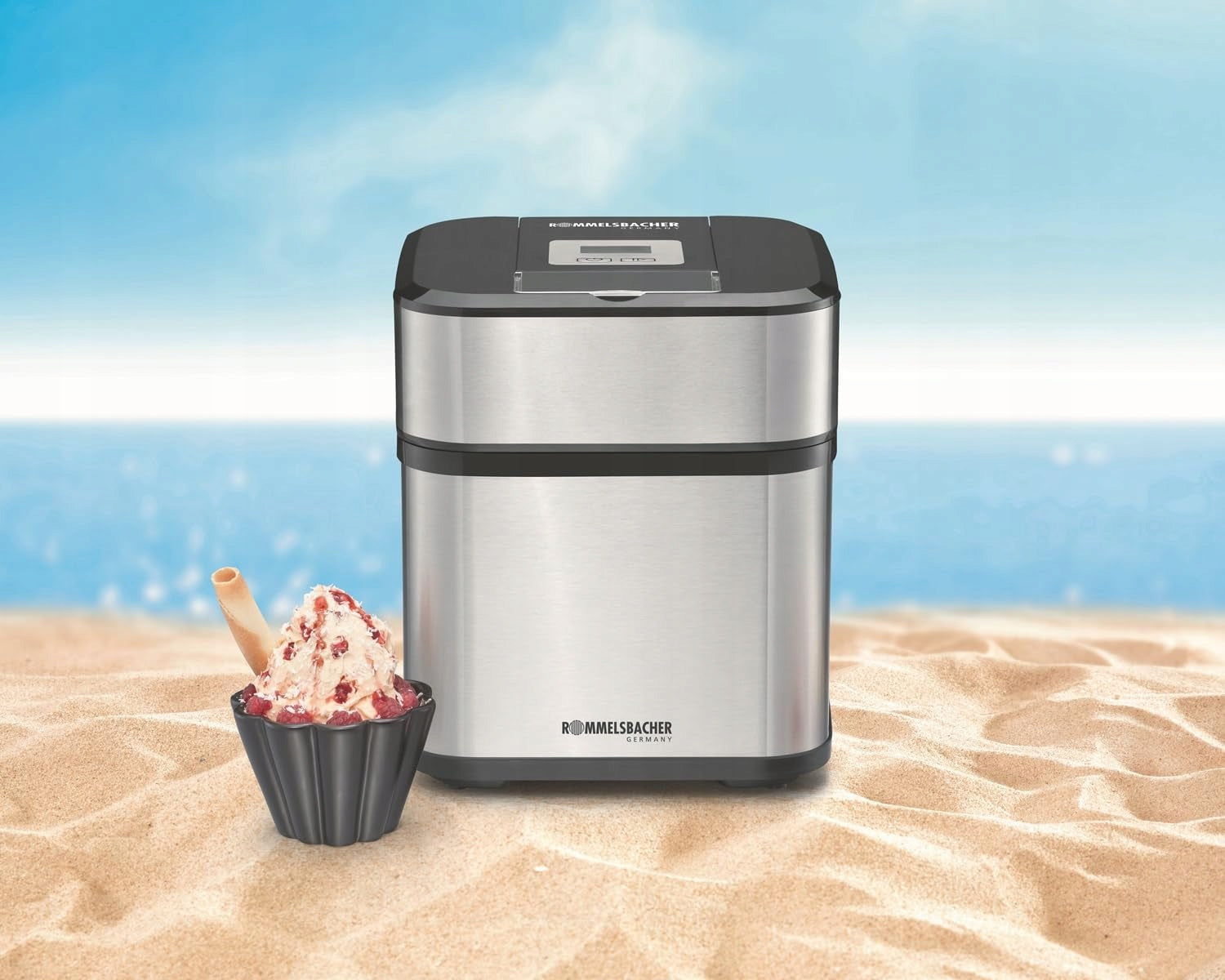 ICE CREAM MACHINE 1,5L TIMER LCD YOGURT SORBET EASY CLEANING Manufacturer code 5906958259192
