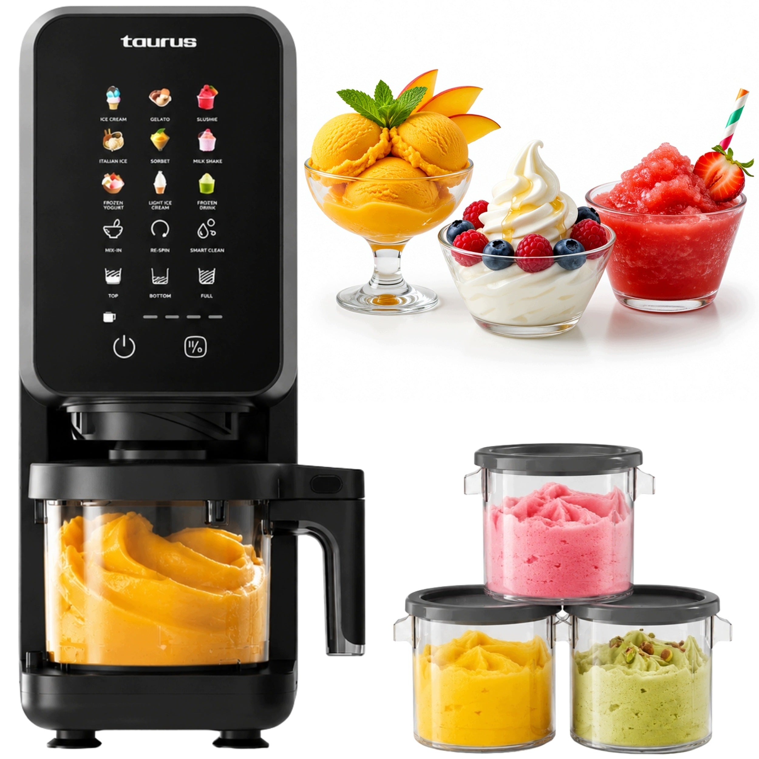 ICE CREAM MACHINE FROZEN SNACKS YOGURT SLUSHY DRINKS 12 PROGRAMS