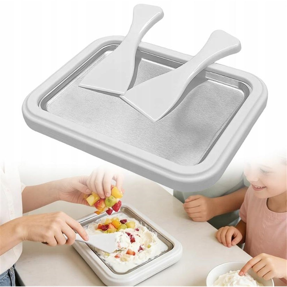 ICE CREAM MAKER THAI SORBETS PLATE 2 SPATULAS KITCHEN UTENSILS