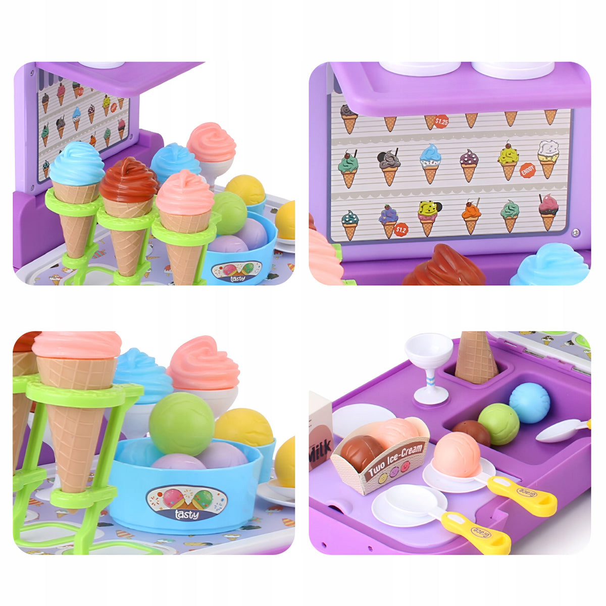 ICE CREAM SHOP ICE CREAM SUITCASE KITCHEN SHOP CONFECTIONERY PORTABLE 3in1 Manufacturer code MA0154