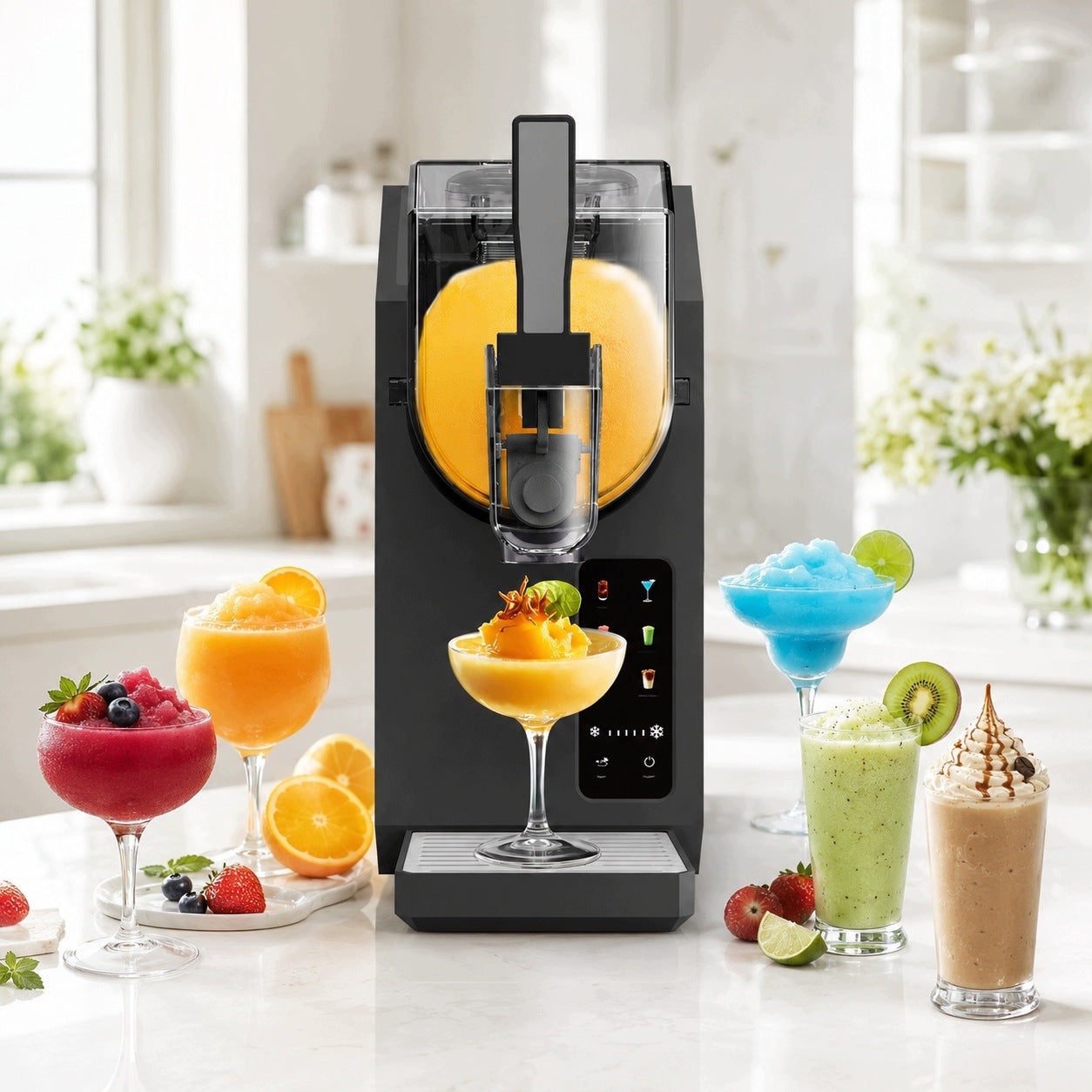 ICE MACHINE GRANITY SLUSHY Slushie 1,9l FROZEN DRINKS 6 PROGRAMS Manufacturer code MASZYNA Do LODU GRANITY SLUSHY Slushie 1,9l