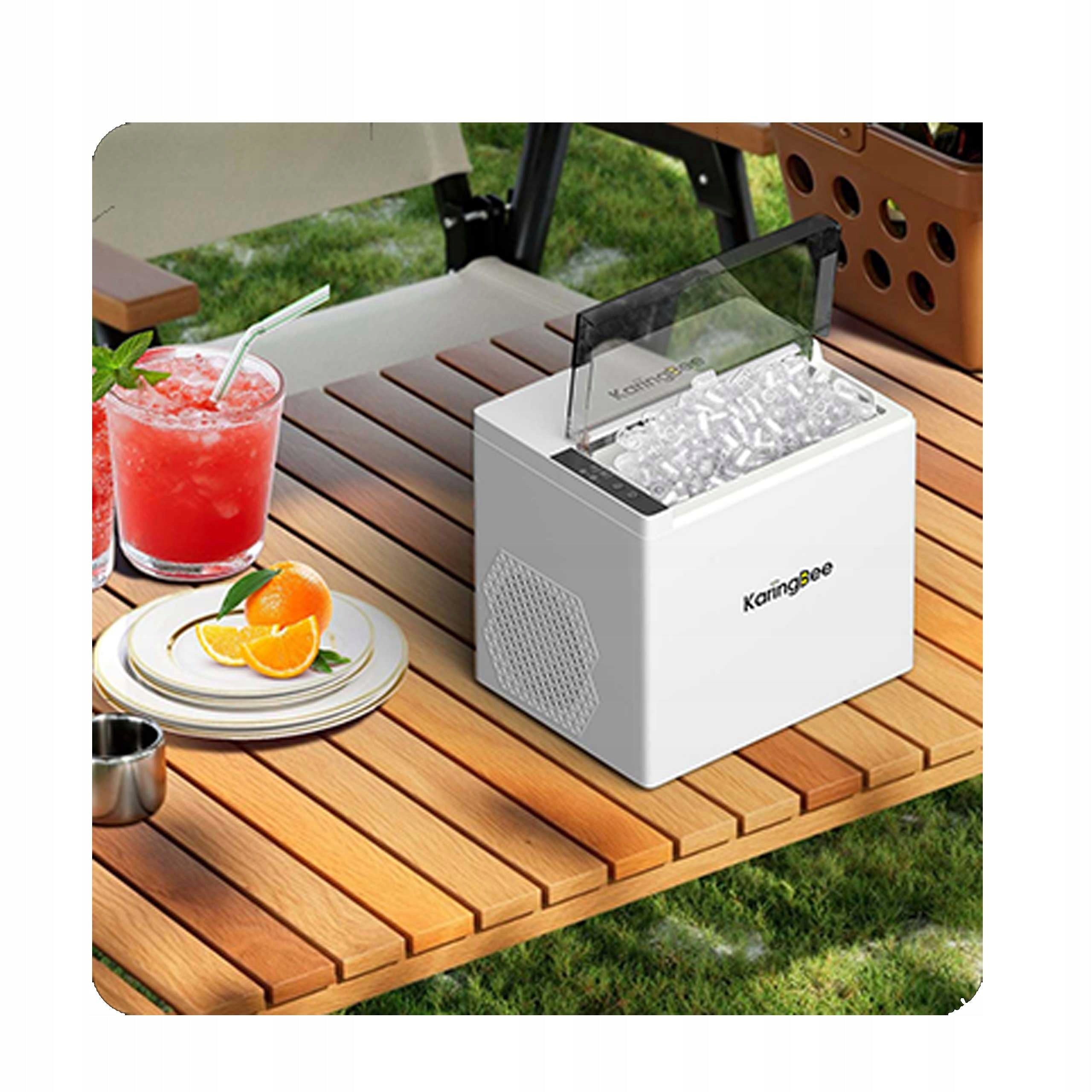 ICE MAKER 6 MINUTES 9 CUBES KaringBee ZB-12Z WHITE 170W 1,5L Packaging status original