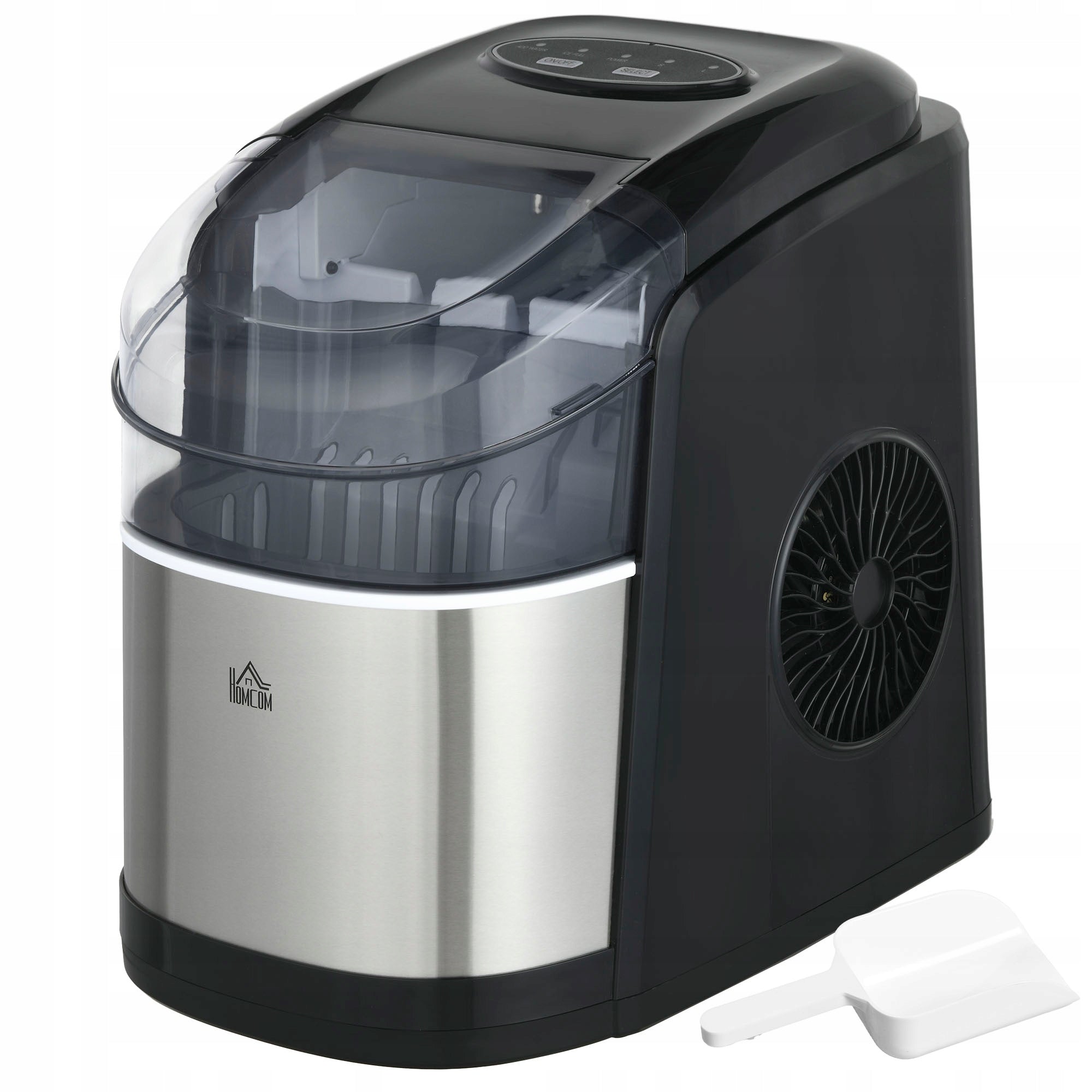 ICE MAKER AUTOMATED SELF-CLEANING LED DISPLAY BLACK BLADE Packaging status original