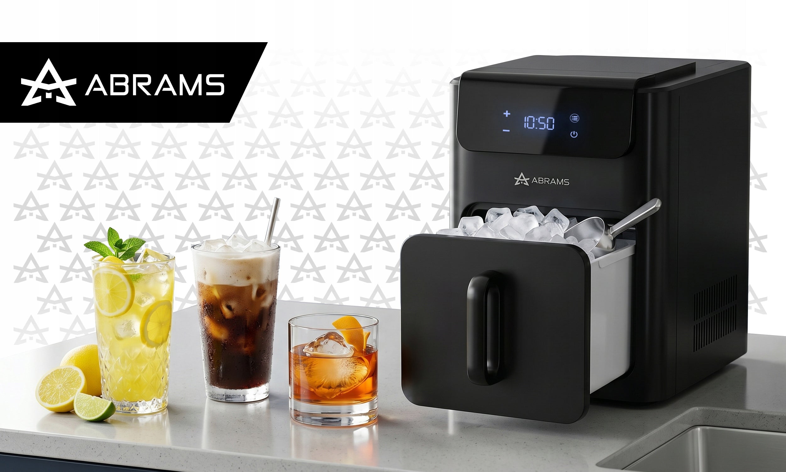 ICE MAKER CUBE MACHINE 25KG/24H QUIET FAST EFFICIENT + BLADE Packaging status original