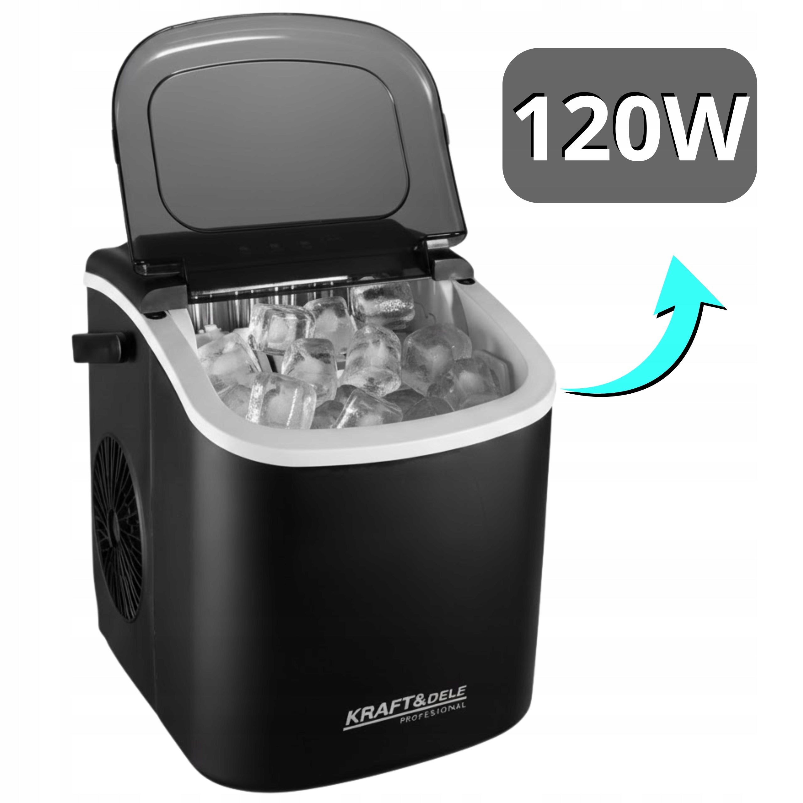 ICE MAKER CUBE MACHINE HOMEMADE EXPRESS ICE FOR DRINK 120W Packaging status original