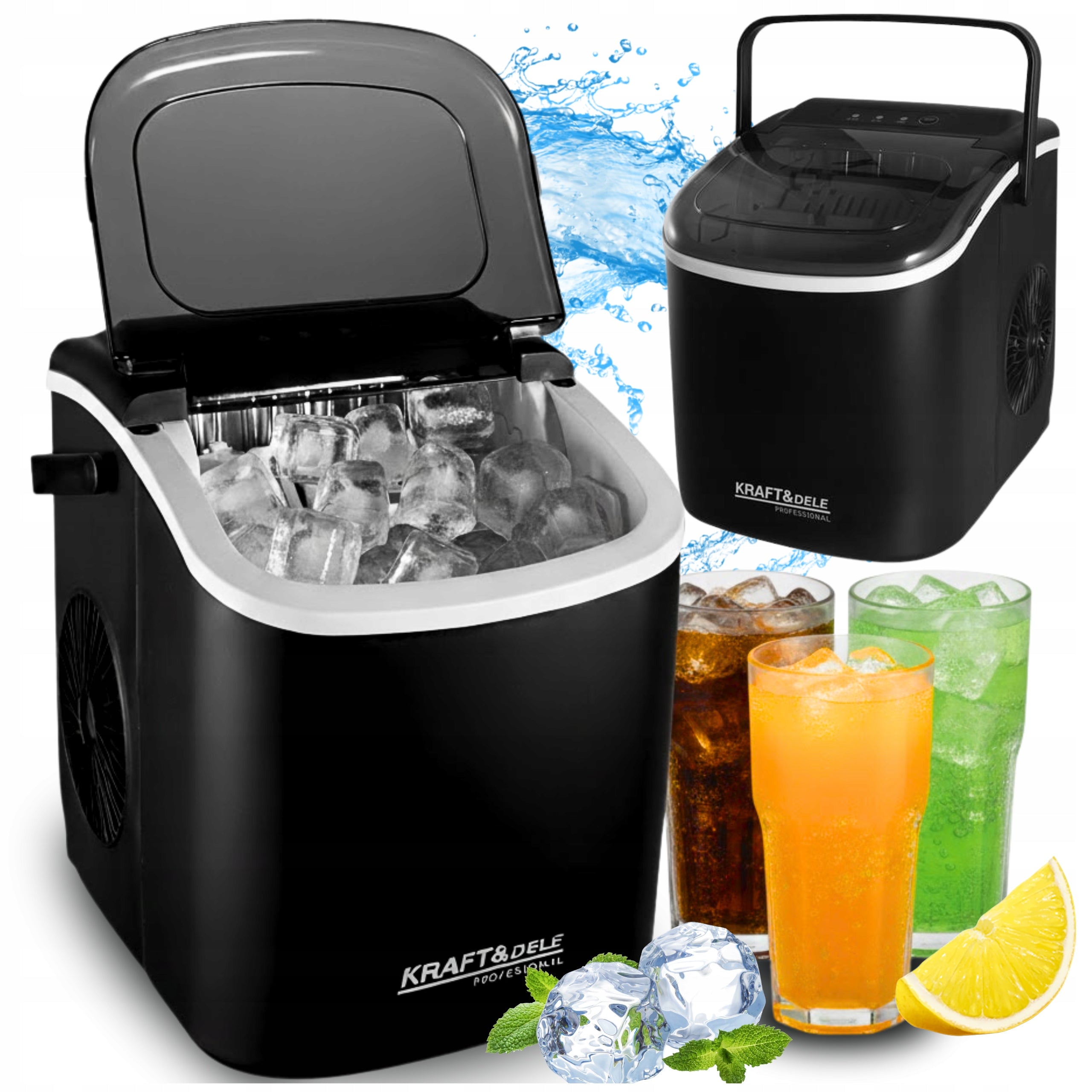 ICE MAKER CUBE MACHINE HOMEMADE EXPRESS ICE FOR DRINK 120W