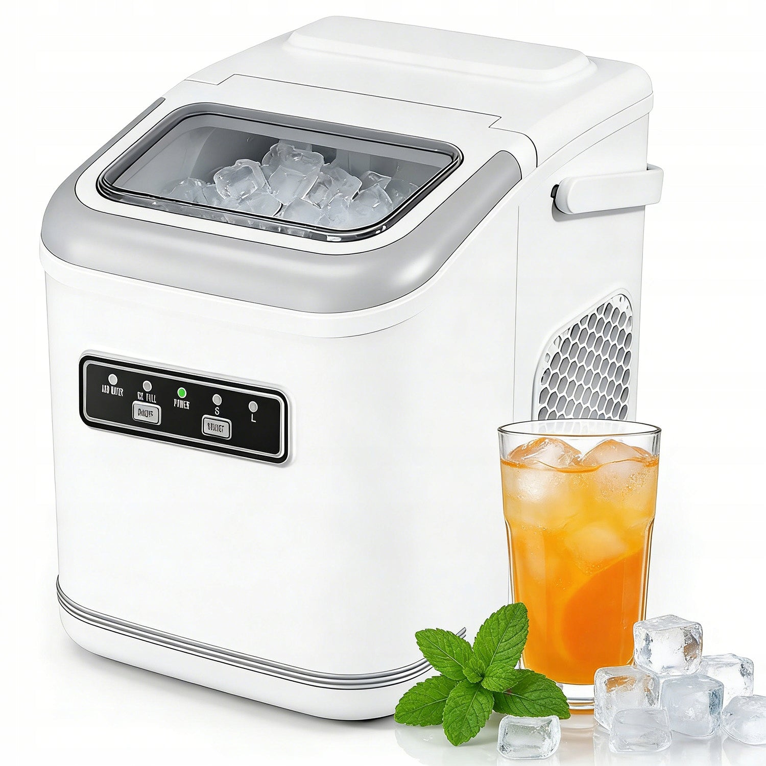 ICE MAKER HOMEMADE CUBE MACHINE 12KG EXPRESS ICE WITH SPATULA