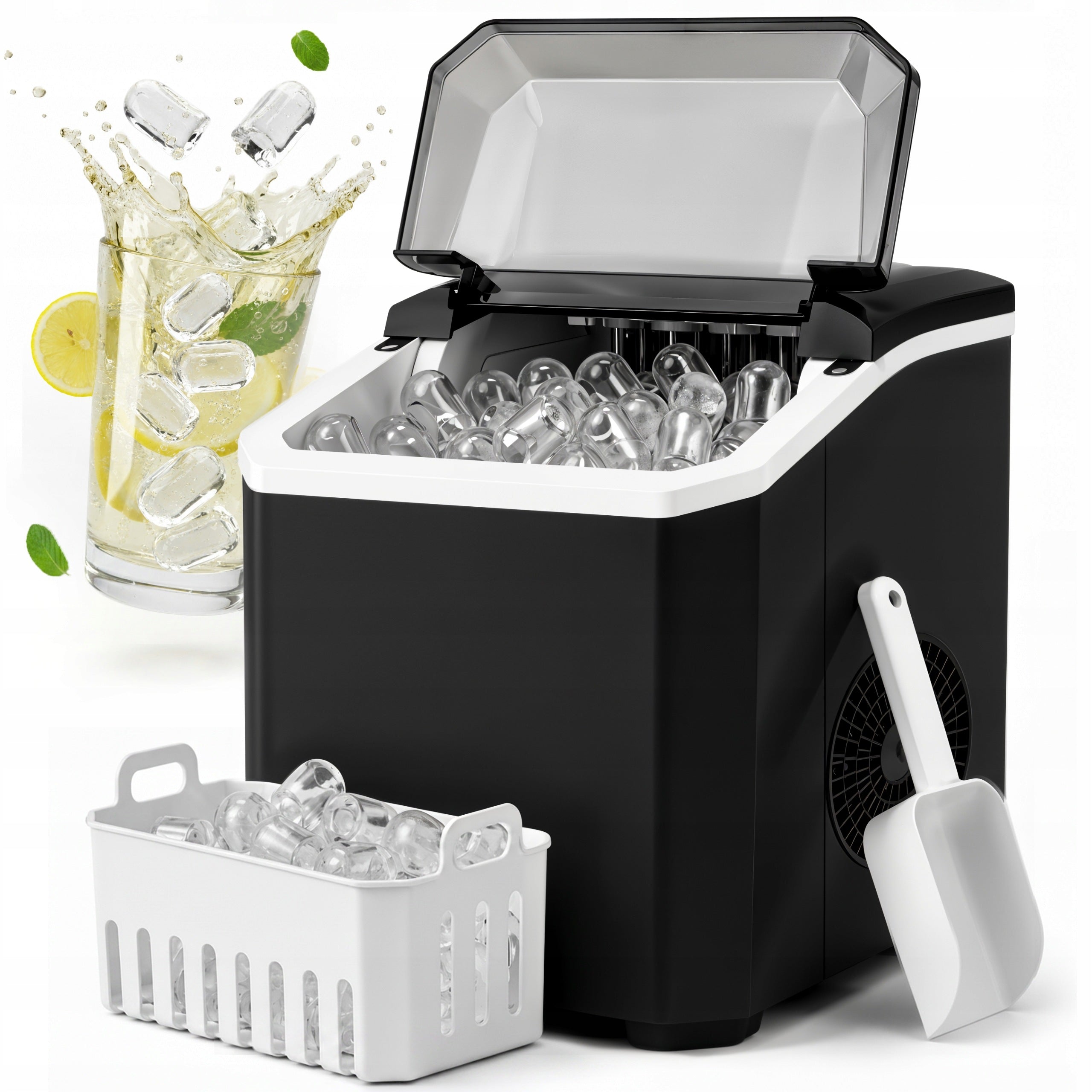 ICE MAKER HOMEMADE cube machine 110W EXPRESS ICE 12kg/24h