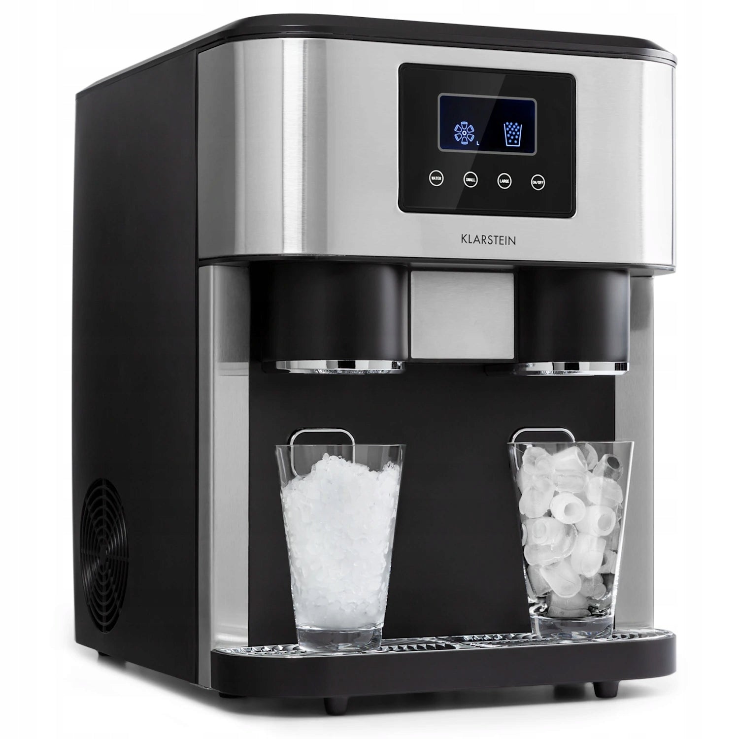 ICE MAKER KLARSTEIN CRUSHER CUBE MACHINE 18KG/24H SILVER