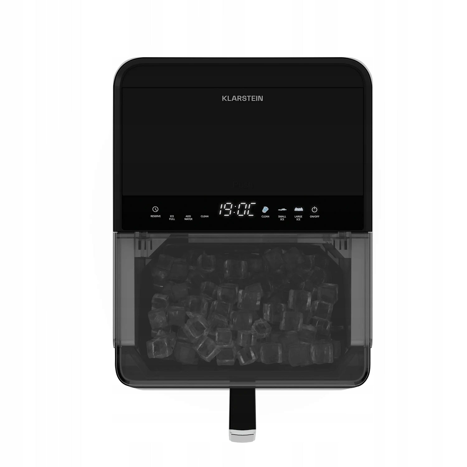 ICE MAKER KLARSTEIN CUBE MACHINE 23 KG/24 H 2L LARGE BLACK Dominant color black