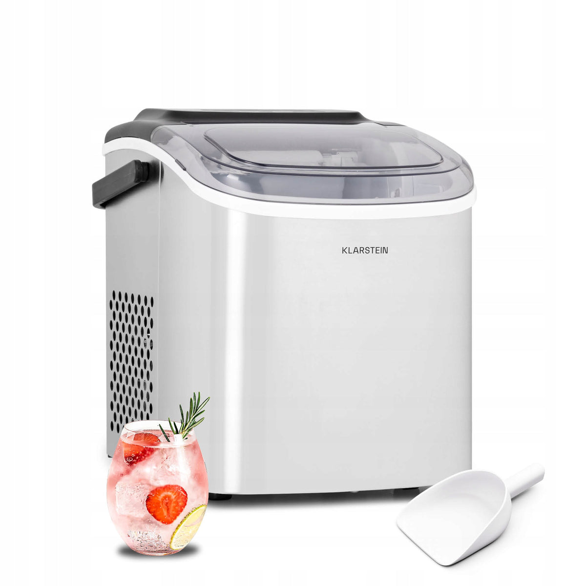 ICE MAKER KLARSTEIN HOMEMADE CUBE MACHINE 12KG/24H 1,3L SILVER