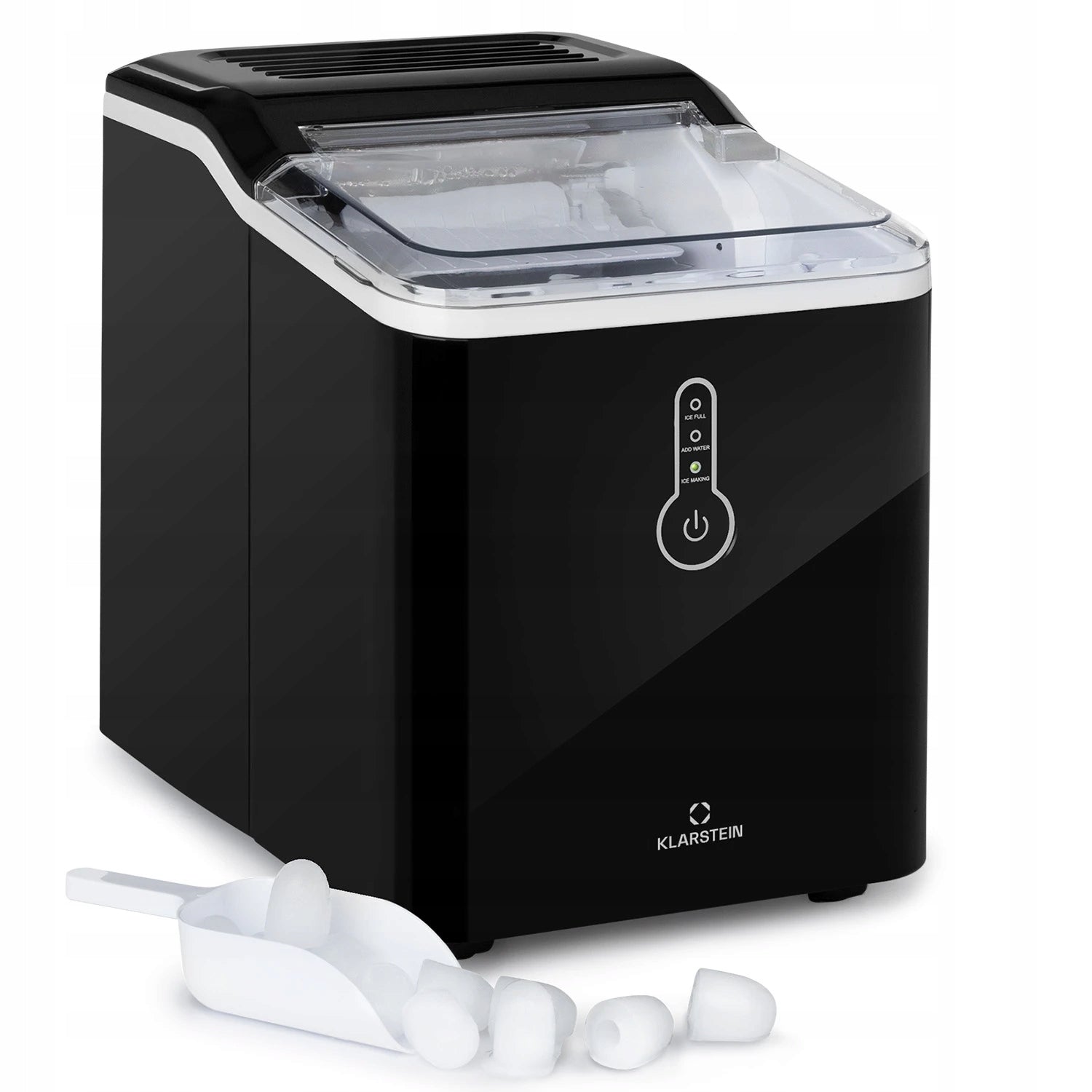 ICE MAKER KLARSTEIN HOMEMADE CUBE MACHINE 12KG/24H BLACK