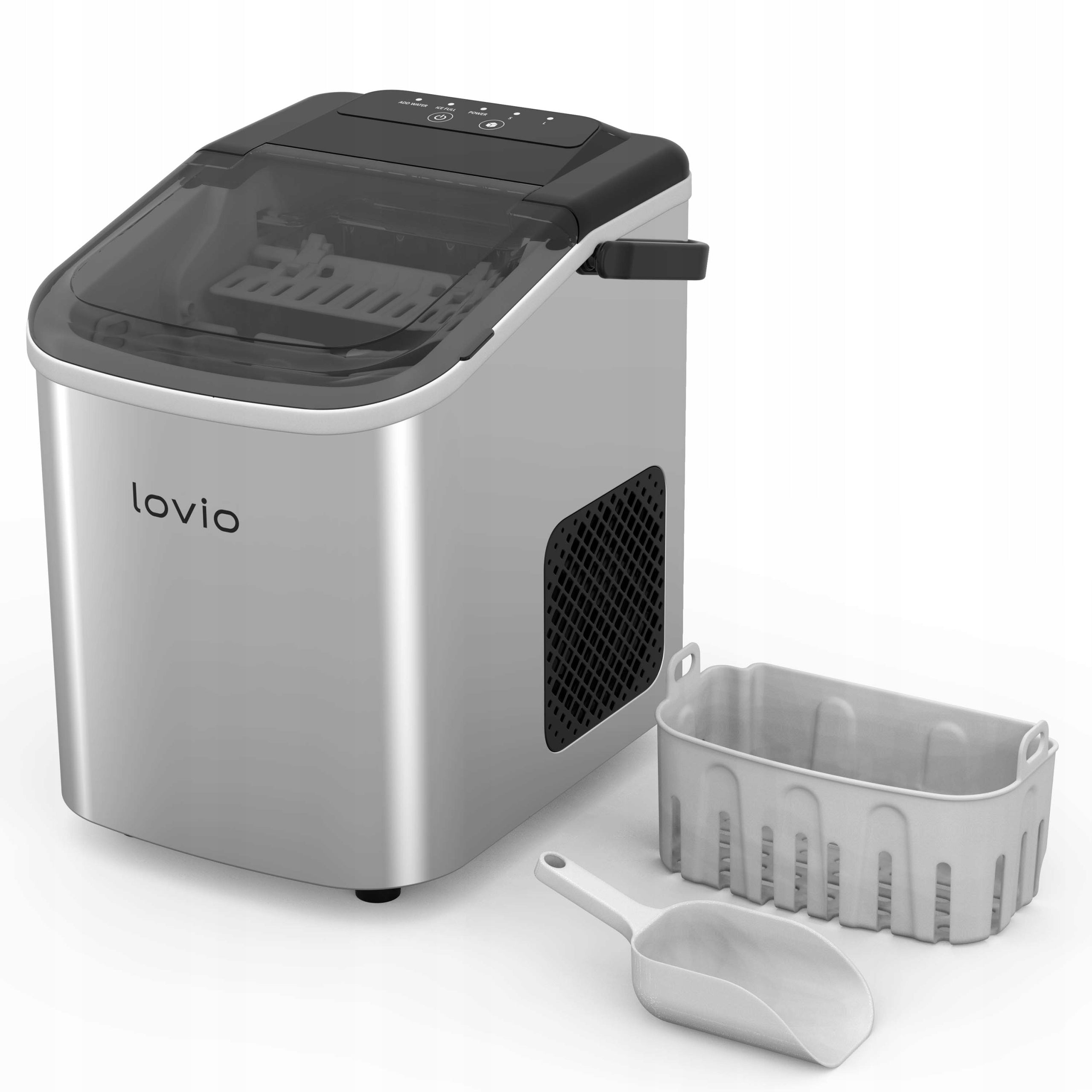ICE MAKER LOVIO 10KG HOME PORTABLE QUIET EXPRESS ICE 24H Brand Lovio