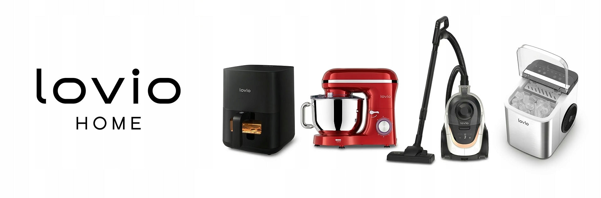 ICE MAKER LOVIO 12KG HOME PORTABLE QUIET EXPRESS ICE 24H Manufacturer code DOMOWA KOSTKARKA DO LODU CICHA LVIM002SL