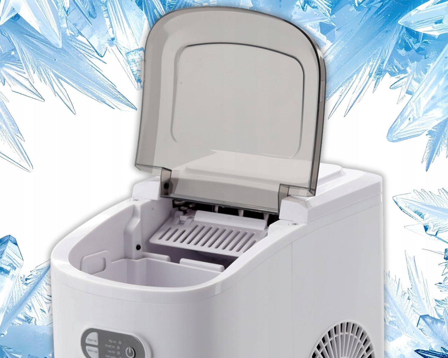 ICE MAKER SMALL HOME EFFICIENT ICE MACHINE 12KG/24H + SPATULA Manufacturer code FIN0692
