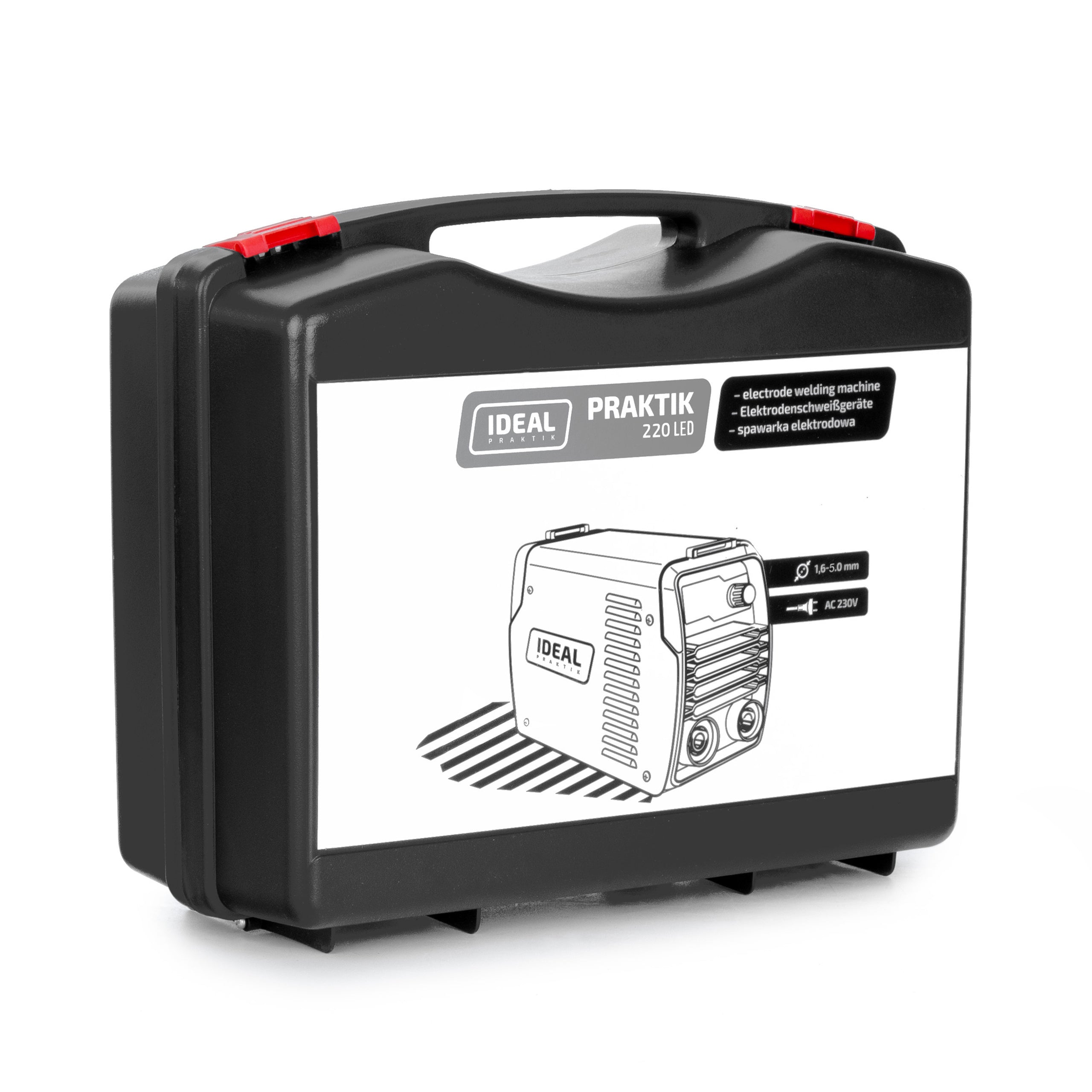 IDEAL PRAKTIK 220 LED SYNERGY 230V 220A MMA TIG LIFT INVERTER WELDING MACHINE Supply voltage (V) 230