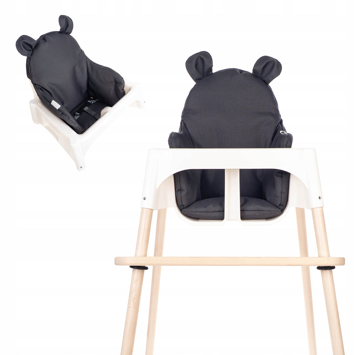 IKEA Antilop BEAR Chair Cushion Filling Waterproof GRAPHITE aMami Brand aMami