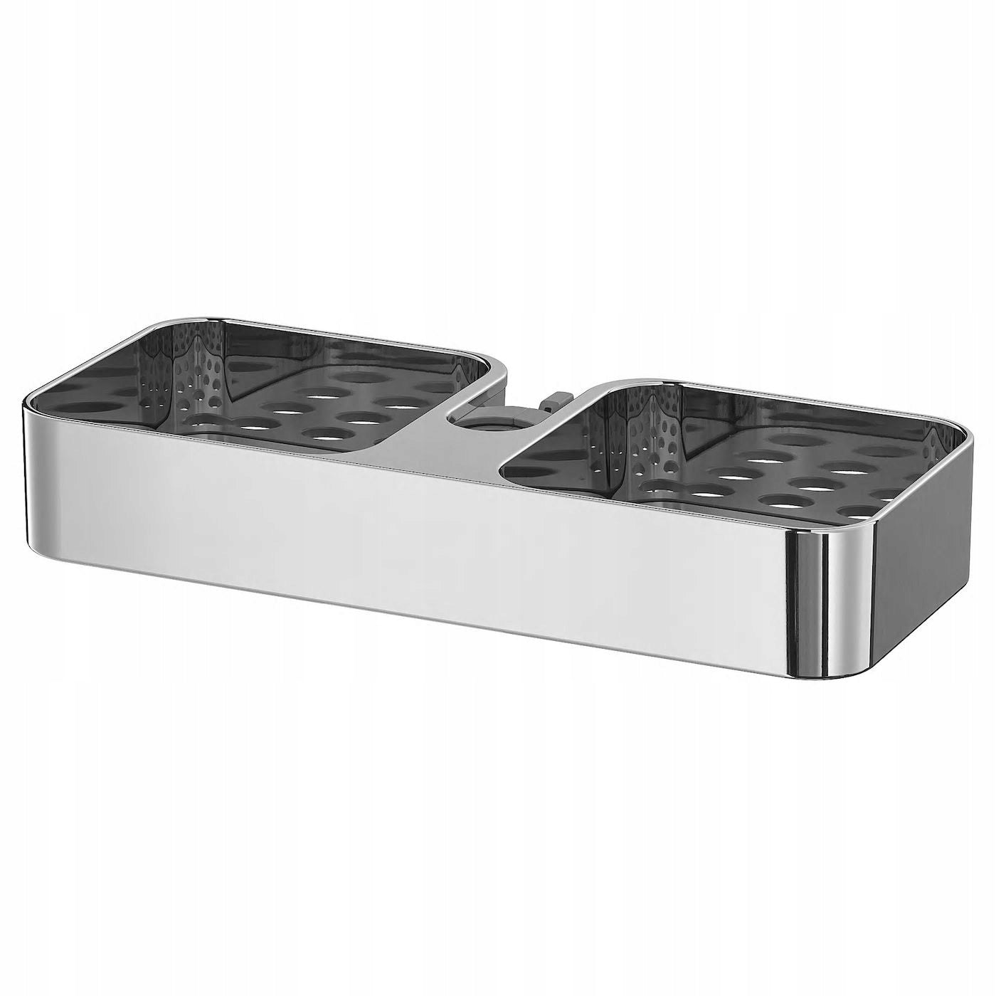 IKEA BROGRUND Shower shelf chrome 25x4 cm