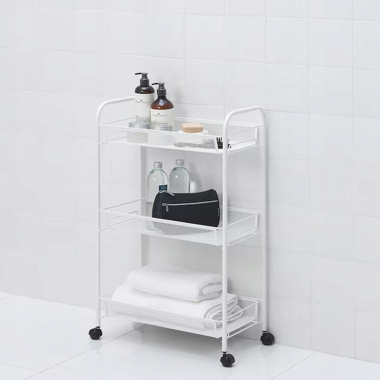IKEA HORNAVAN Kitchen trolley, bathroom, white bookcase, 26x48x77 cm EAN (GTIN) 0000702438736