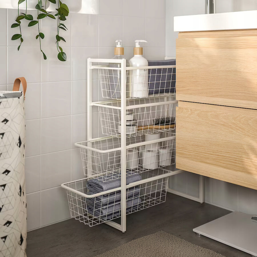 IKEA JONAXEL Frame with wire baskets 25x51x70 cm Brand IKEA