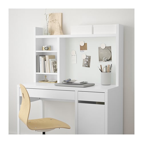 IKEA MICKE extra bed, desk extension 105 cm - WHITE EAN (GTIN) 0000190180025