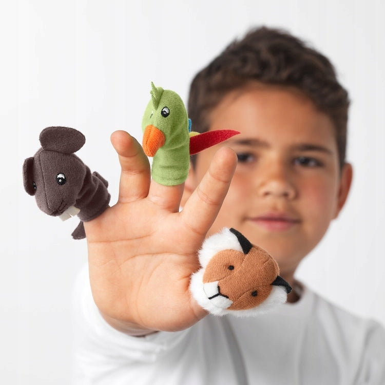 IKEA TITTA DJUR Finger puppets animals 10pcs Brand IKEA
