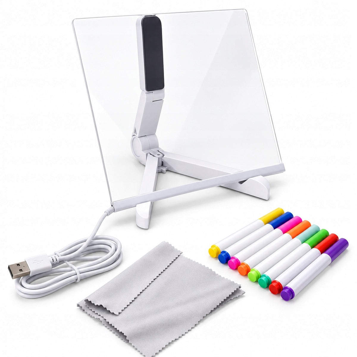 ILLUMINATED LED BOARD FOR KIDS TO DRAW WITH LIGHT 20x20 USB PENS Manufacturer code tablicaled3