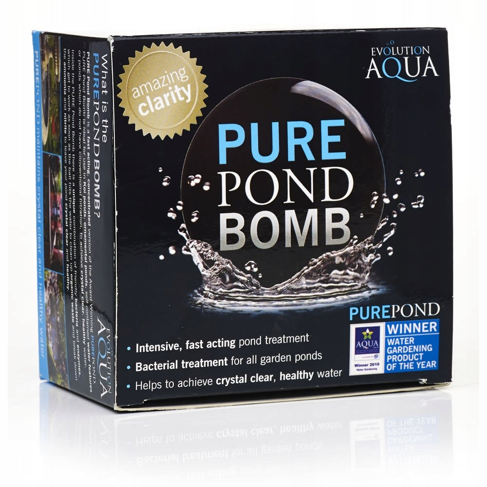 IMMEDIATELY CLEAN WATER - PREPARATION - EVOLUTION AQUA PURE POND BOMB Manufacturer code 5060088874103