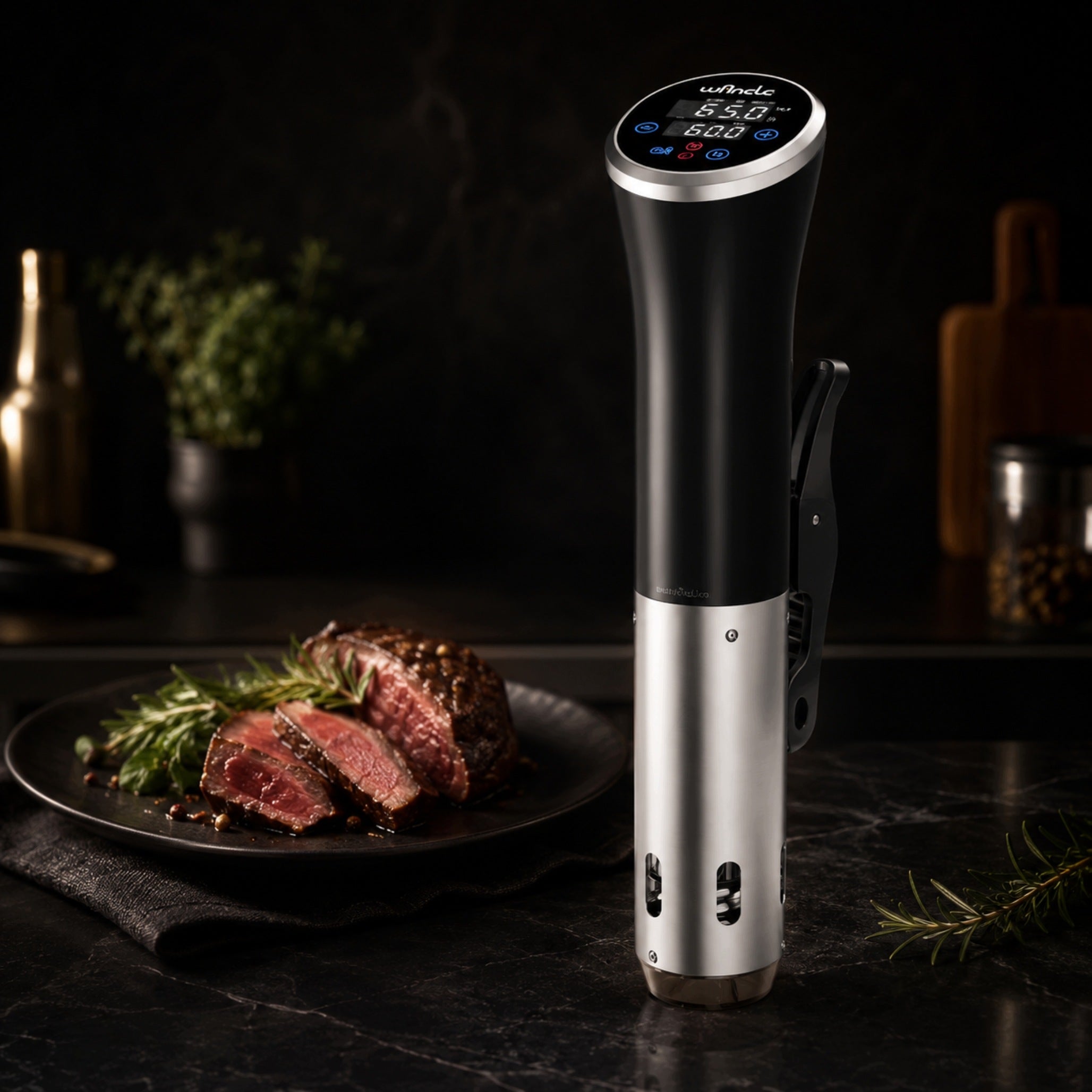 IMMERSION CIRCULATOR FOR COOKING SOUS VIDE VACUUM TIMER ADJUSTMENT Manufacturer code Cyrkulator zanurzeniowy Aura