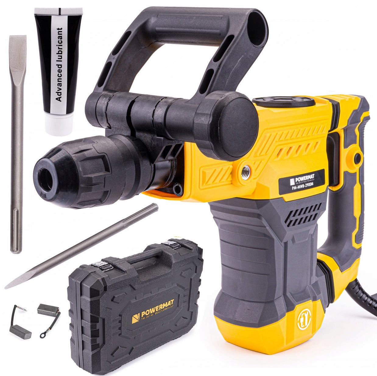 IMPACT DEMOLITION HAMMER FOR FORGING 18J SDS-MAX 2900W CHISEL CASE SET