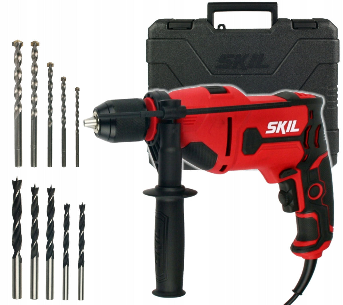 IMPACT DRILL 710W 6725 SKIL + CASE + 10 DRILL BITS