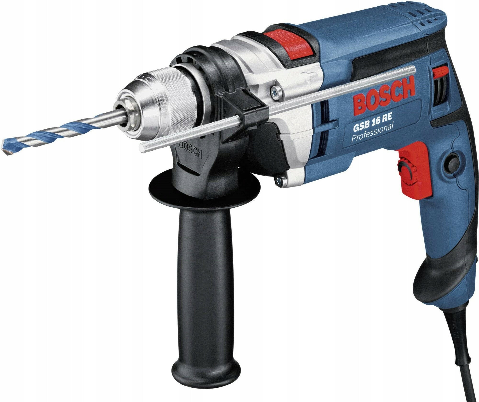 IMPACT DRILL BOSCH Professional GSB 16 RE network 750W + SUITCASE Packaging status original