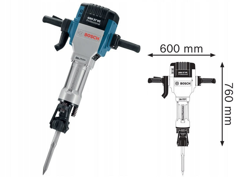 IMPACT HAMMER FORGING HEX GSH27VC 2000W HEX 28MM - B 61130A000