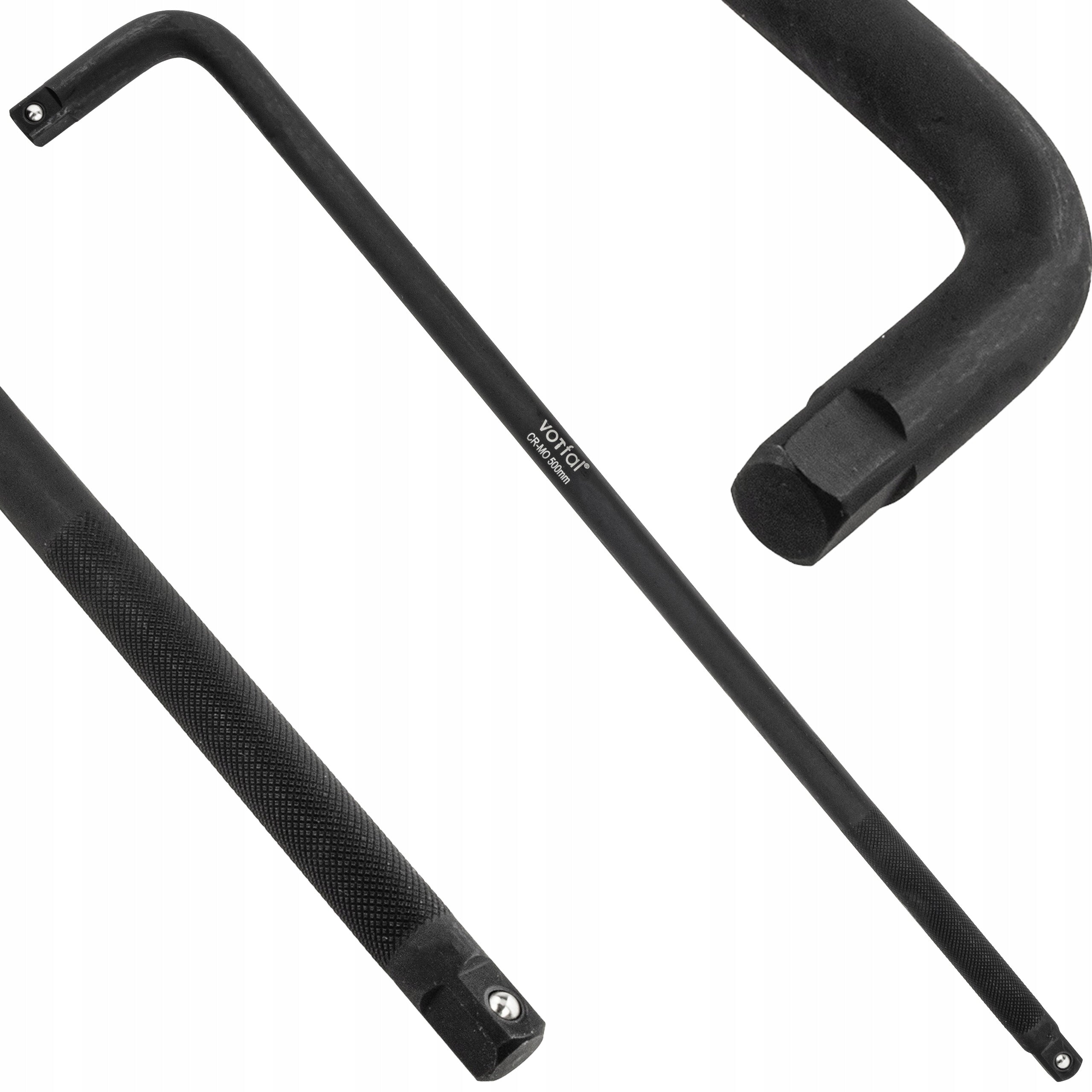 IMPACT KNOB BENT EXTENSION FOR WHEEL CAP TYPE L 1/2" 500 MM