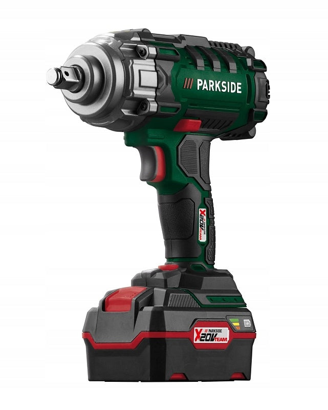 IMPACT WRENCH PARKSIDE PASSK C4 20 V BATTERY PACK CHARGER + CASE Packaging status original