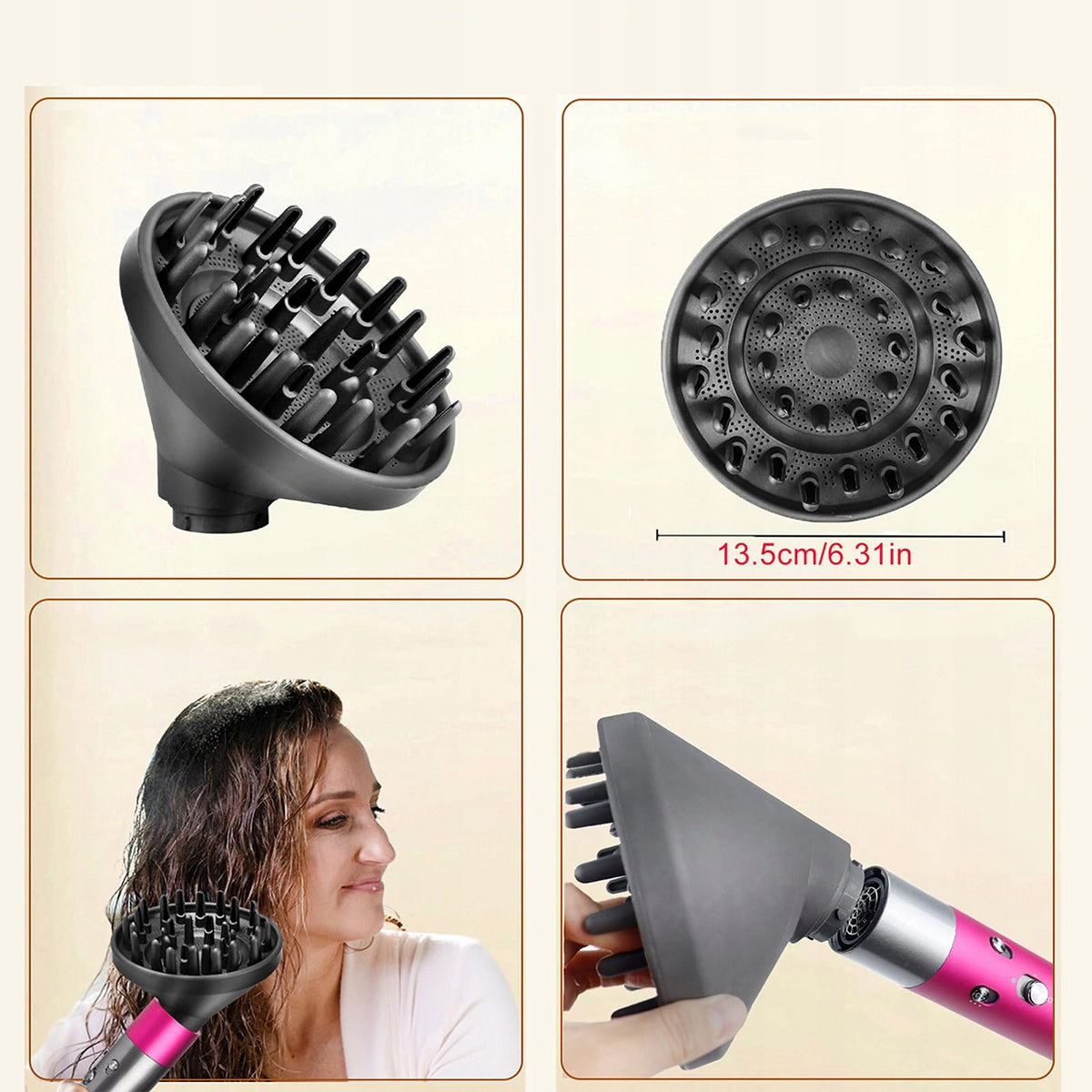 IMPROVED DIFFUSER NOZZLE FOR STYLISTS FOR DYSON AIRWRAP HS05, HS03 HS01 Medical device no
