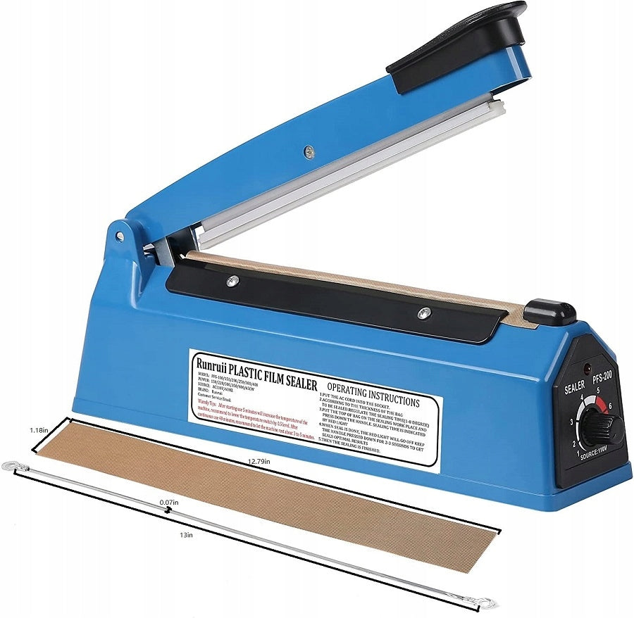 IMPULSE WELDING MACHINE PFS-200MM FOR 8-SPEED MANUAL BAGS