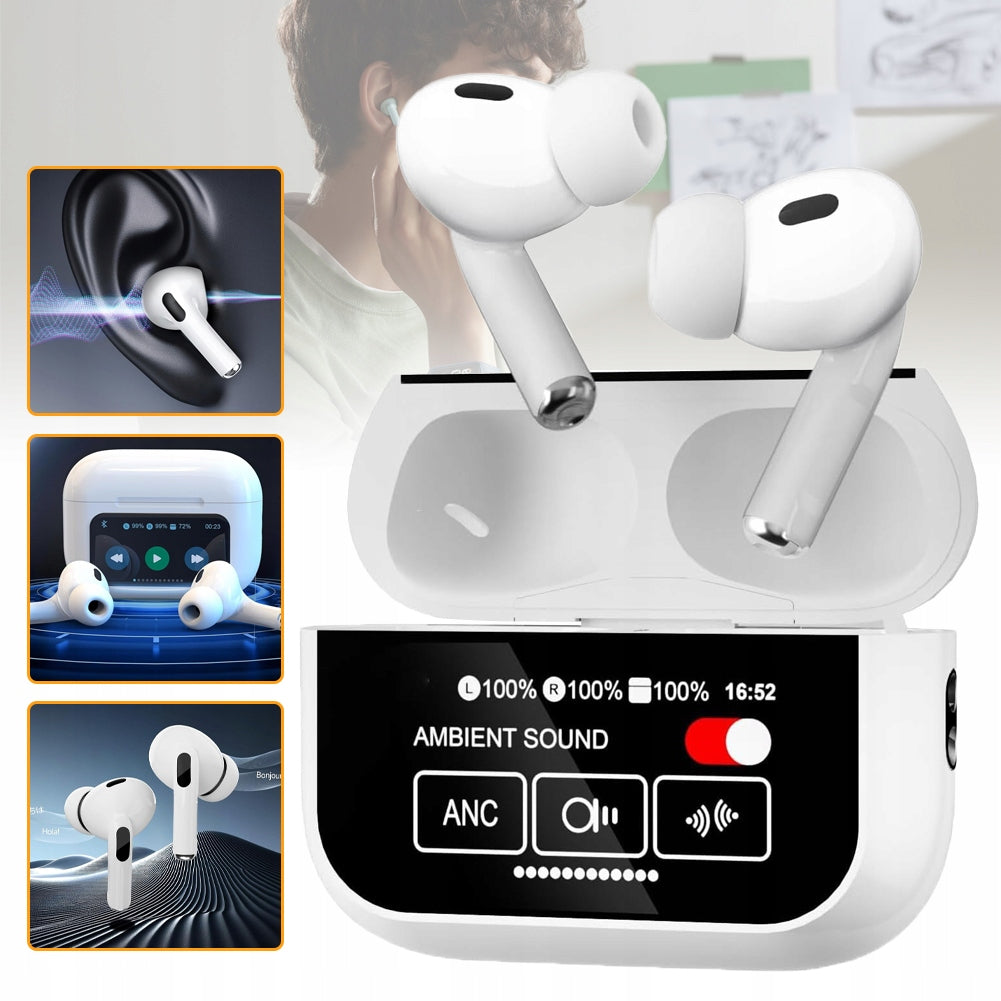 IN-EAR HEADPHONES WITH TRANSLATOR 144 LANGUAGES FOR LANGUAGE LEARNING/TRAVEL/BUSINESS