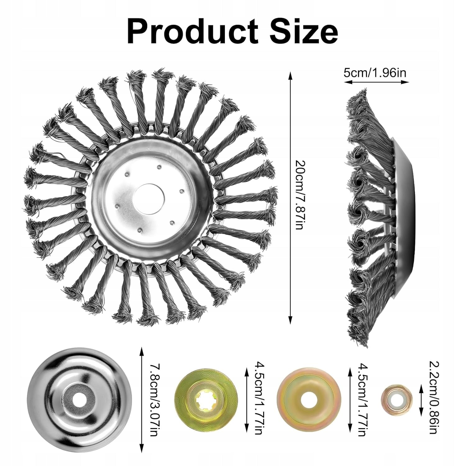 INCHES 8 200MM HIGH QUALITY WIRE CIRCULAR STEEL FOR TRIMMER Brand no brand