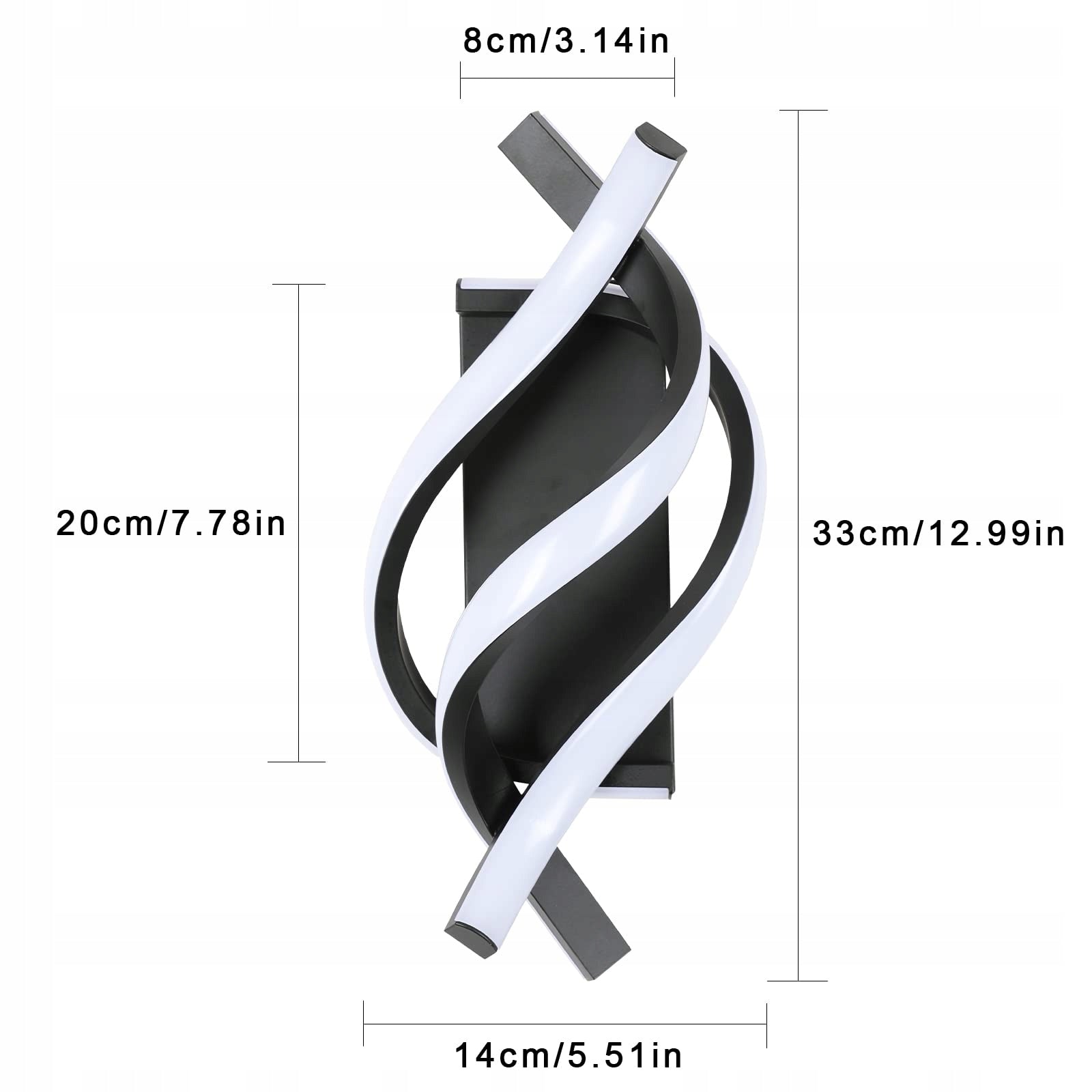 INDOOR LED WALL LAMP 22W 3000K-6000K FOR BEDROOM, LIVING ROOM Packaging status original